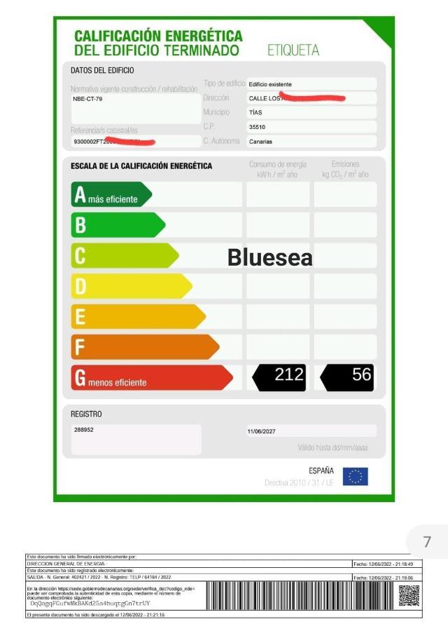 Vivienda Vacacional Bluesea Tias Ngoại thất bức ảnh